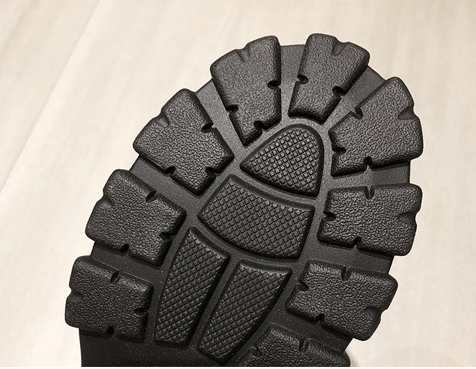 Techwearowe Damskie Buty Taktyczne - Black PU Urban Boots