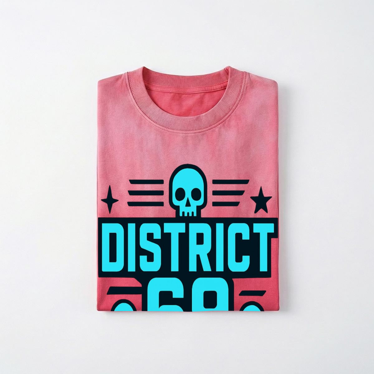 Męski Cyberpunkowy T-shirt DISTRICT 69 Street