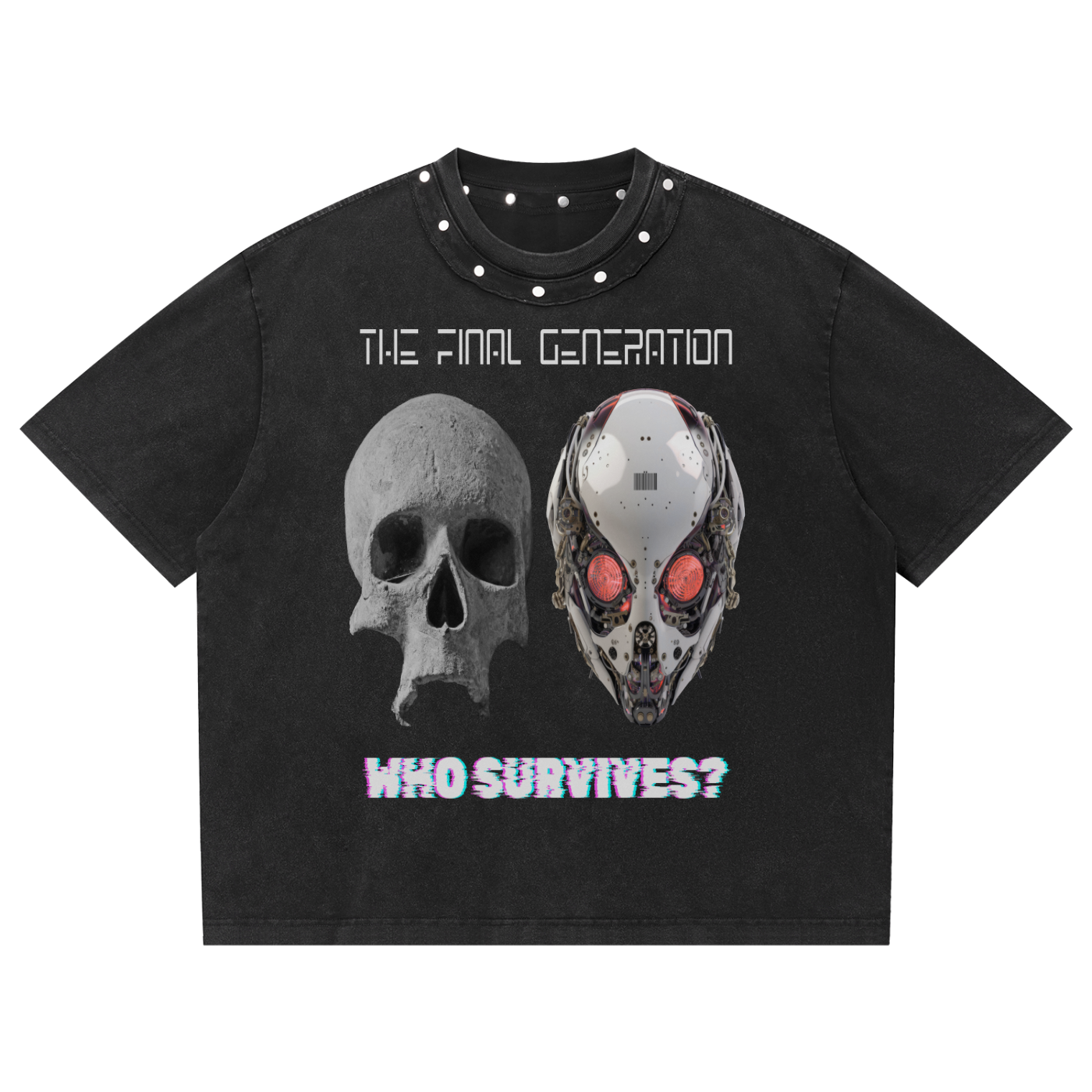 Post-Apocalyptic Studded T-Shirt | The Final Generation