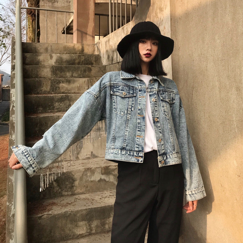 Postapokaliptyczna Kurtka Denimowa - Road Tribal Uniform