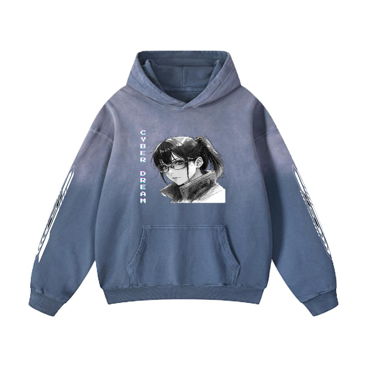 Cyberpunkowa Bluza Anime Cyber Dream| 420gsm Cotton Anime Cyberpunk Style