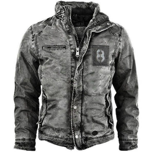Kurtka Shelter nr 8 Guard | Post-apocaliptic Wastland Jacket Grey