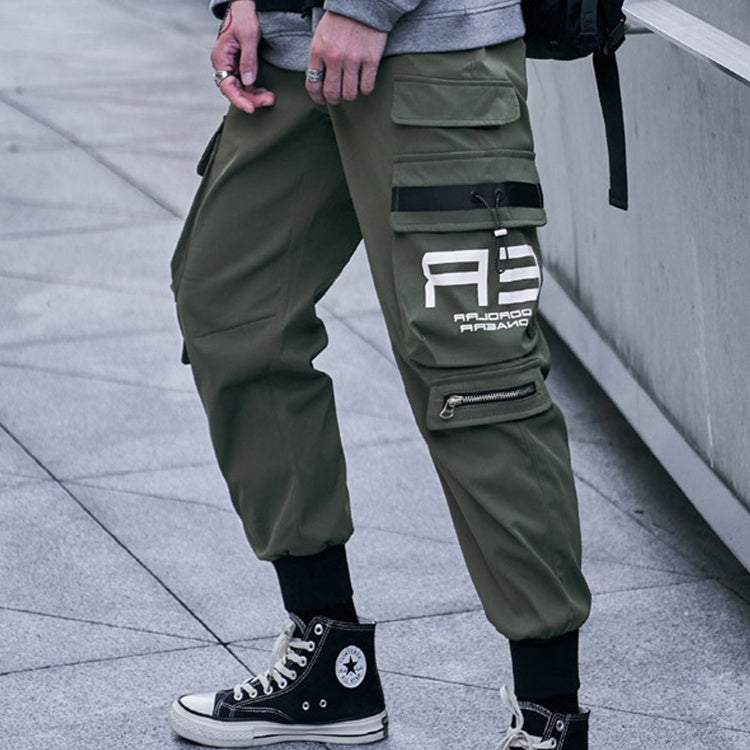 Techwearowe Spodnie Cargo Combat Urban Pants Green