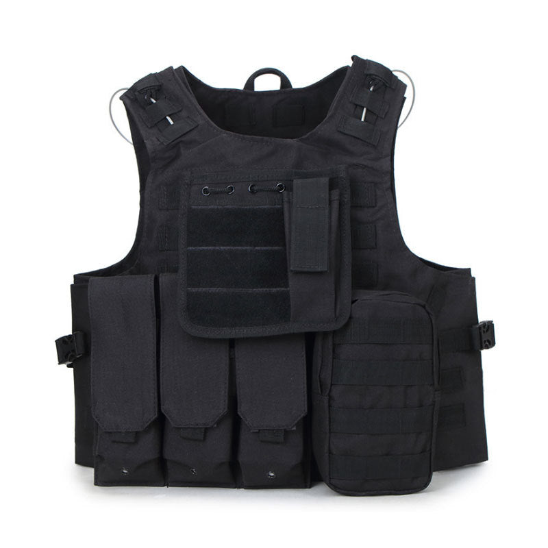 Taktyczna Kamizelka Survivalowa | Military Outdoor Vest | Survival Guard Black