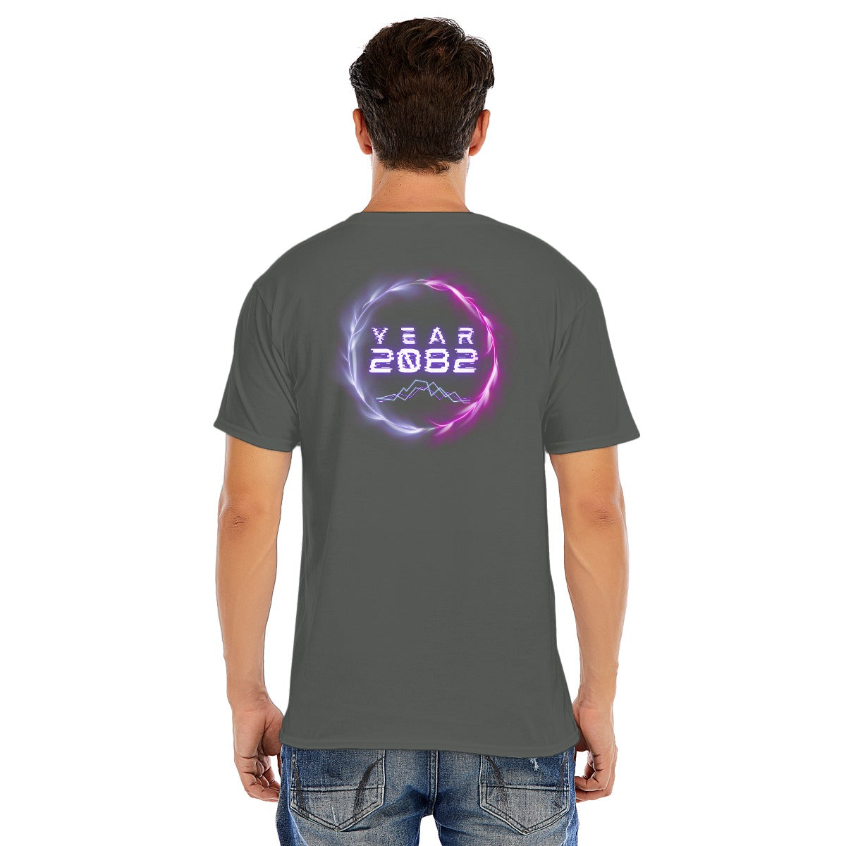 Cyberpunkowa Koszulka Cyber Rebel Skull 2082