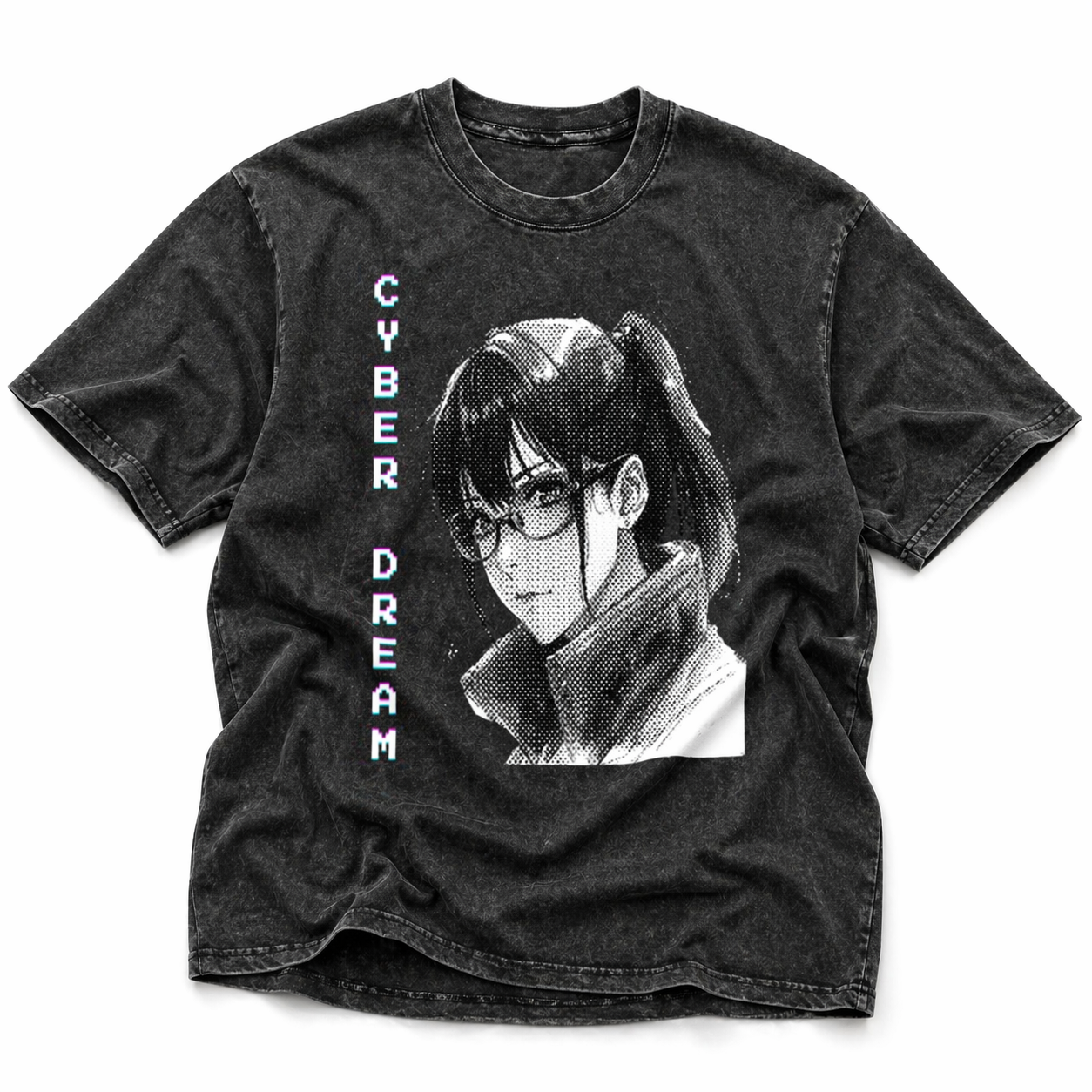 Cyberpunkowy T-shirt Anime Cyber Retro | Cyber Dream