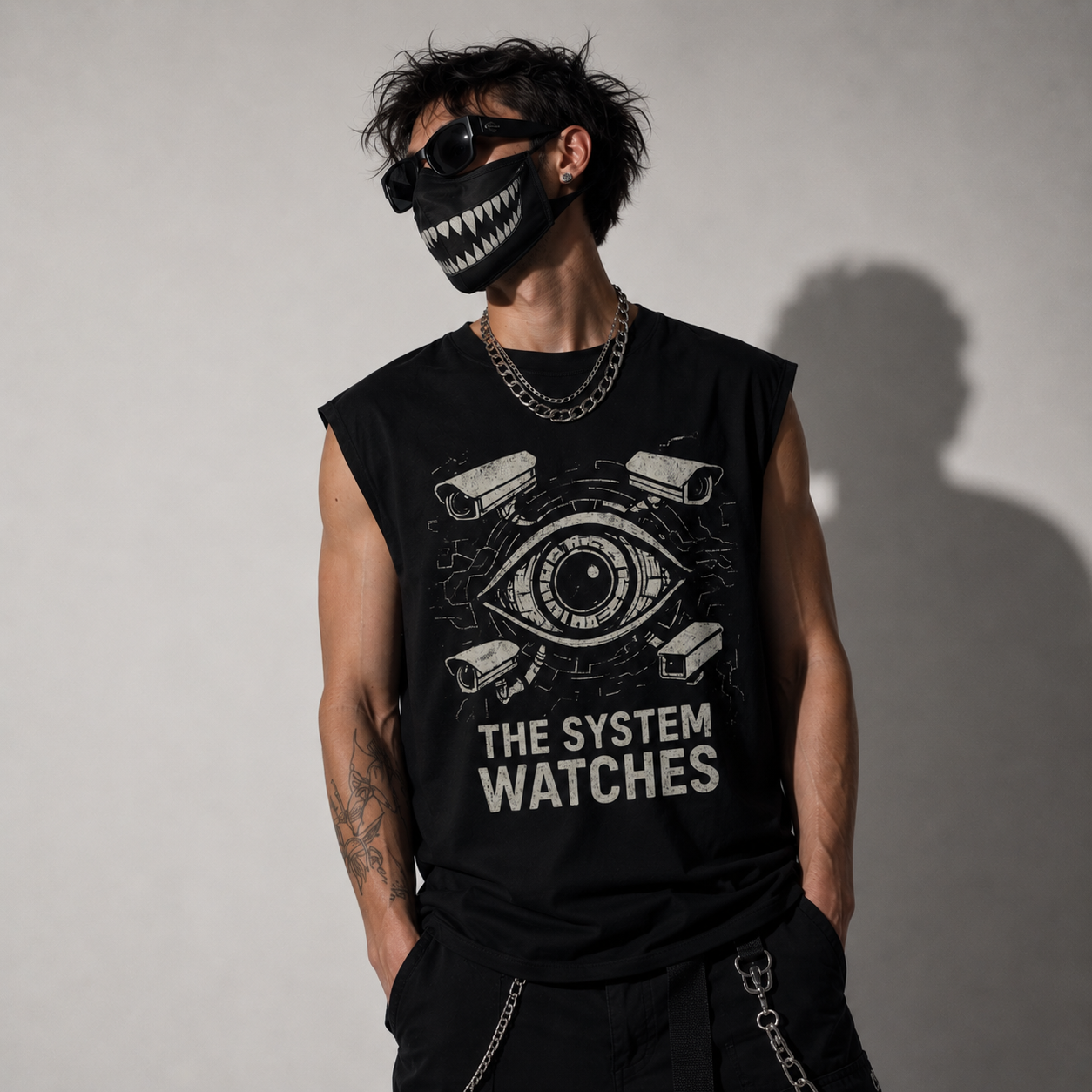 Dystopijna Koszulka THE SYSTEM WATCHES