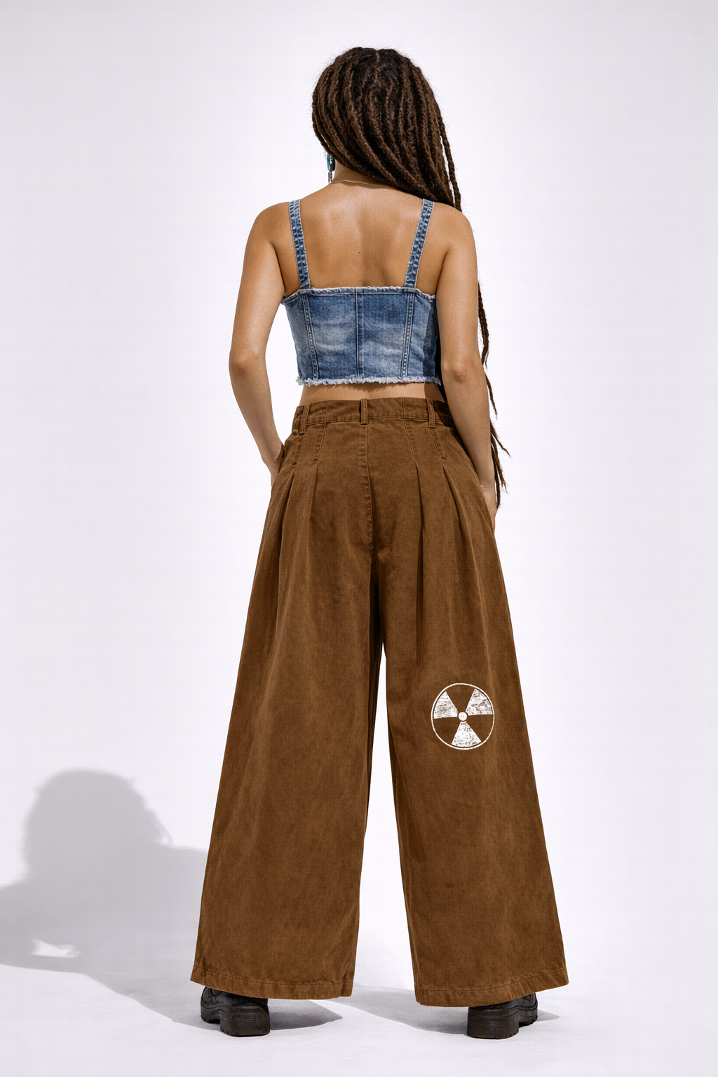 Spodnie Post-apokaliptyczne Nomadzkie Desert Gatherers