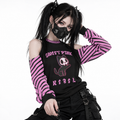 Bluza E-Girl 'Sweet Pink Rebel' | Różowy Krzyż Tribal