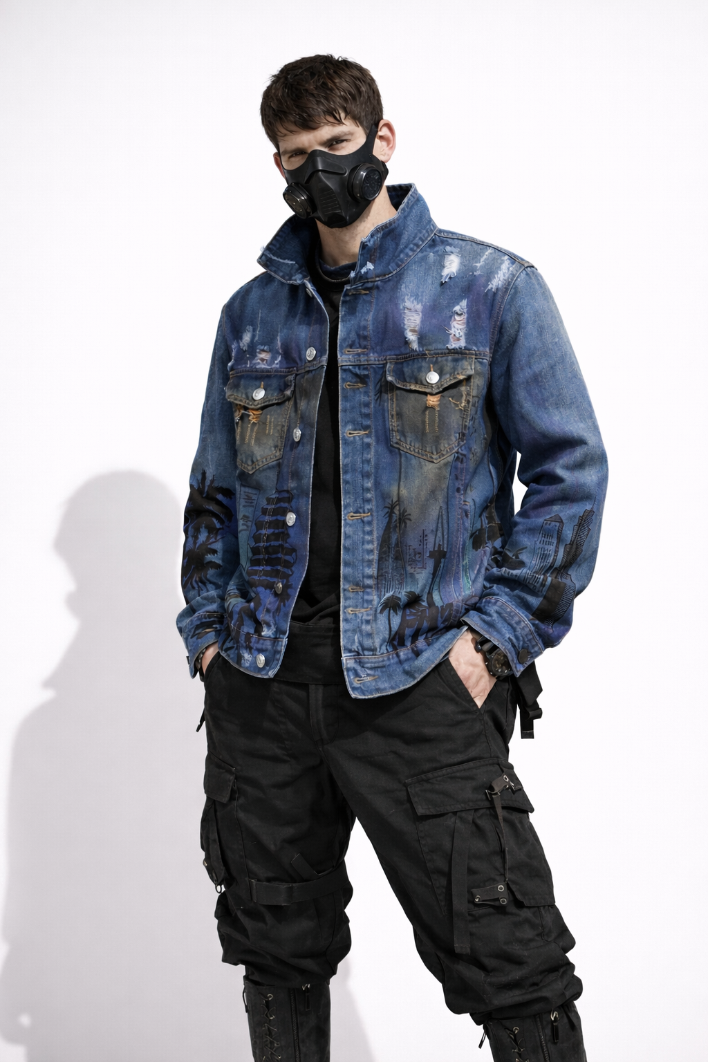 Denimowa Kurtka Nomady Broken Dreams