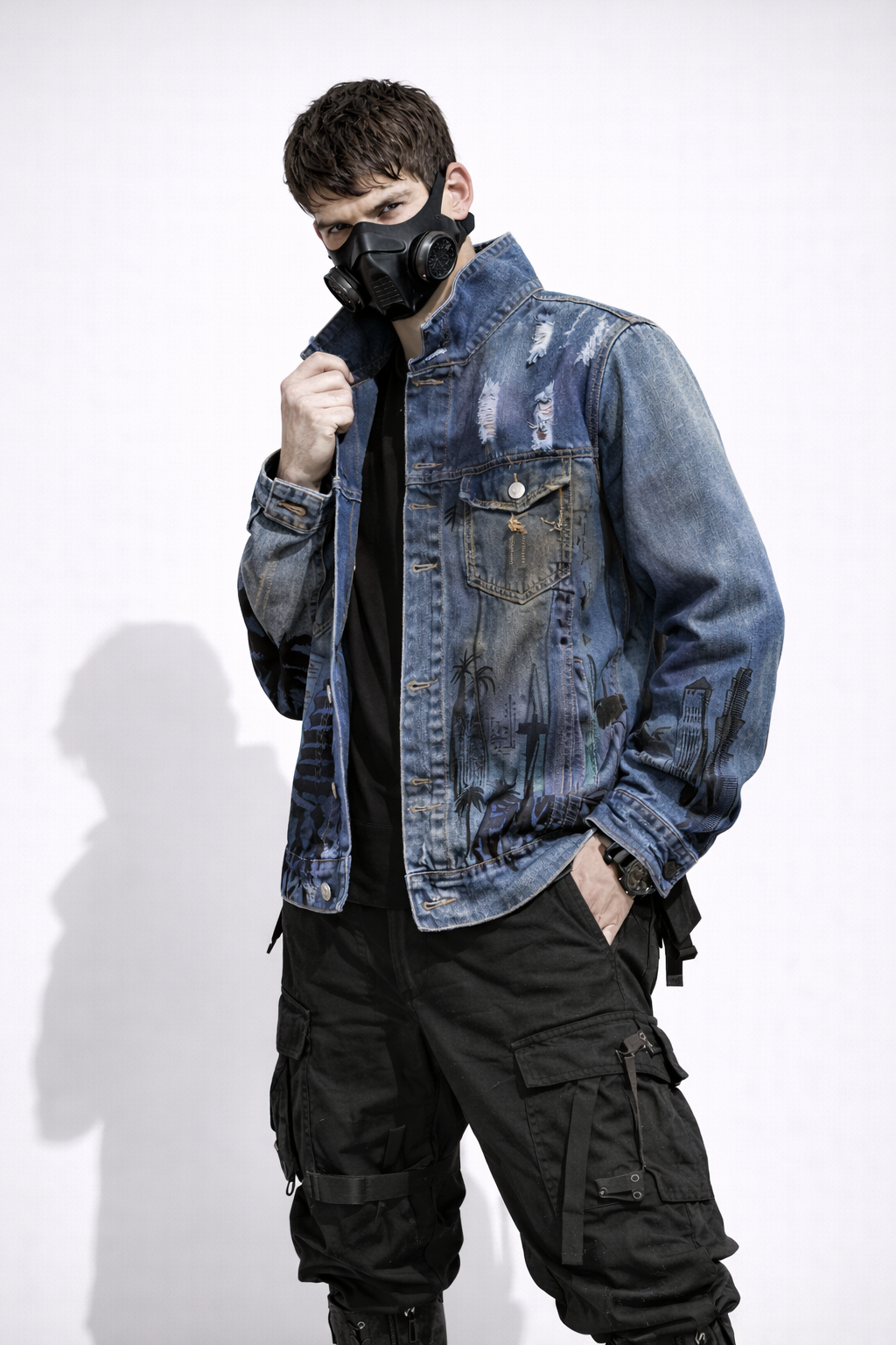 Denimowa Kurtka Nomady Broken Dreams