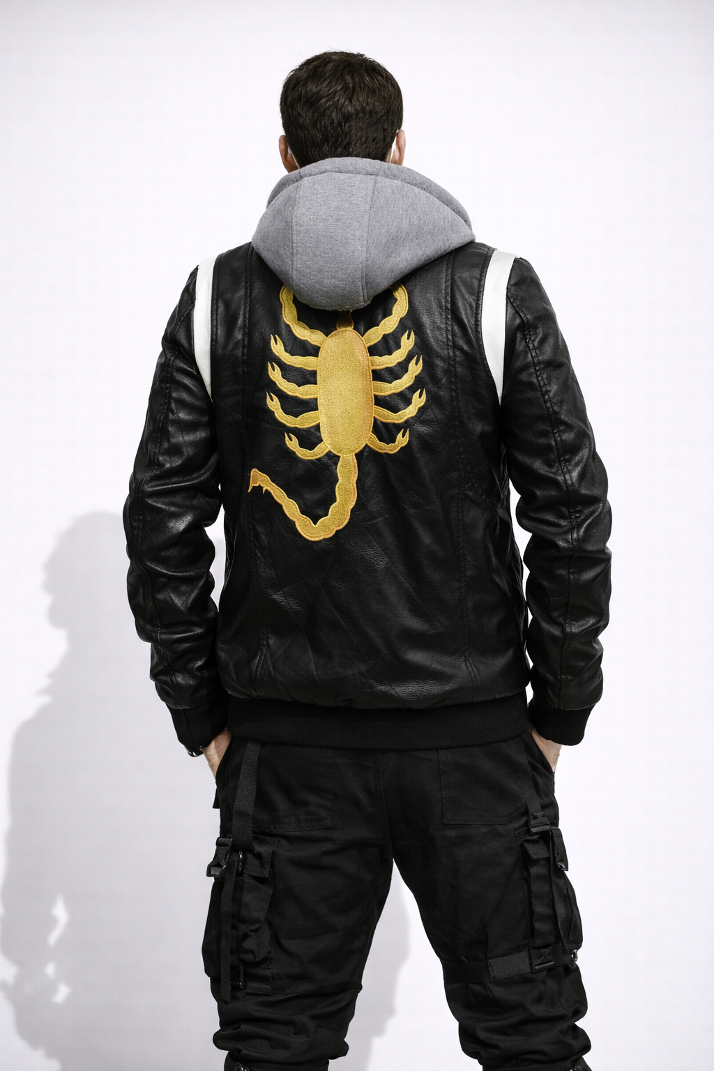 Nomadzka Kurtka Scorpion Clan Armor Post-Apocalypse Black