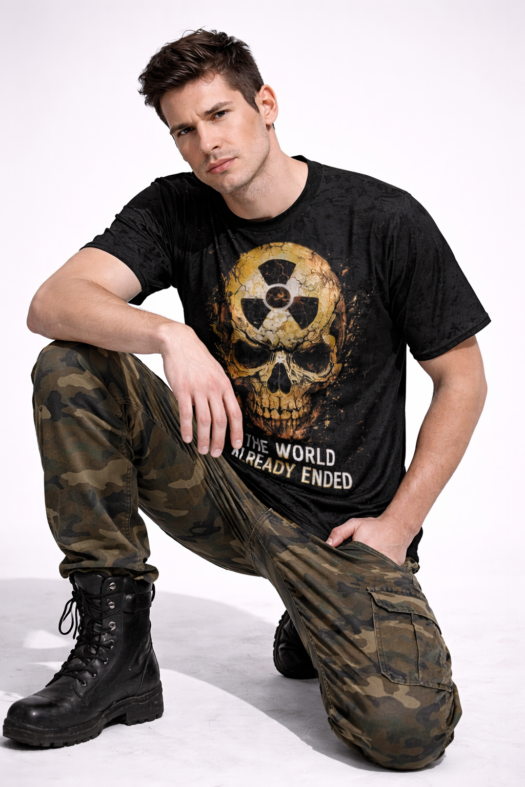 Dystopijny T-shirt Post-Apocalypse | The World Already Ended