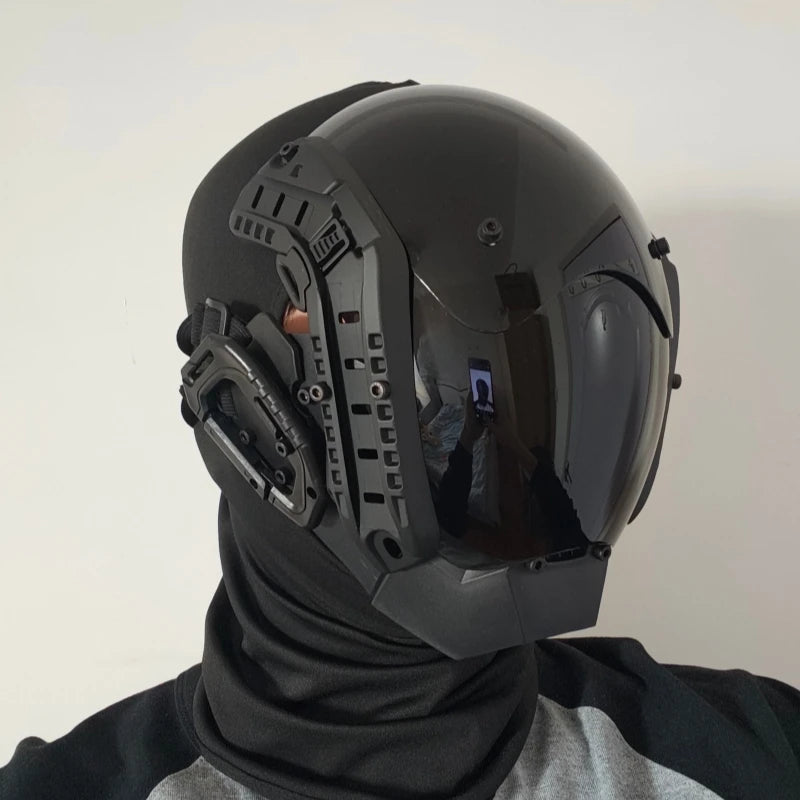 Cyberpunk Battle Helmet Cyber Ninja West Coast Model B