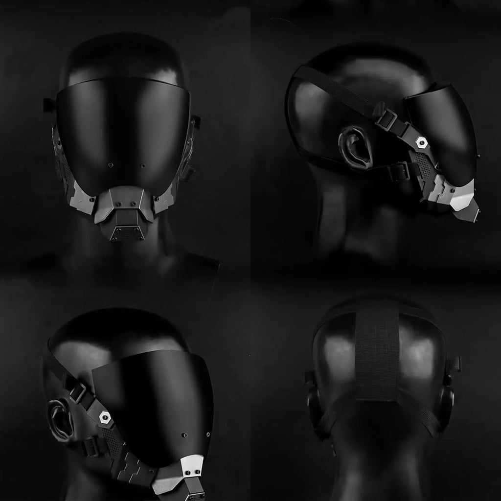 Dystopijna Maska Wastland - Cyberpunk Nomad
