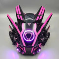 Korporacyjna Bojowa Maska Cyberpunkowa Model AV-8 Neon Assasin Pink