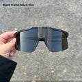 Futuristic Cyberpunk Anti-UV Glasses New Californian Glass Black