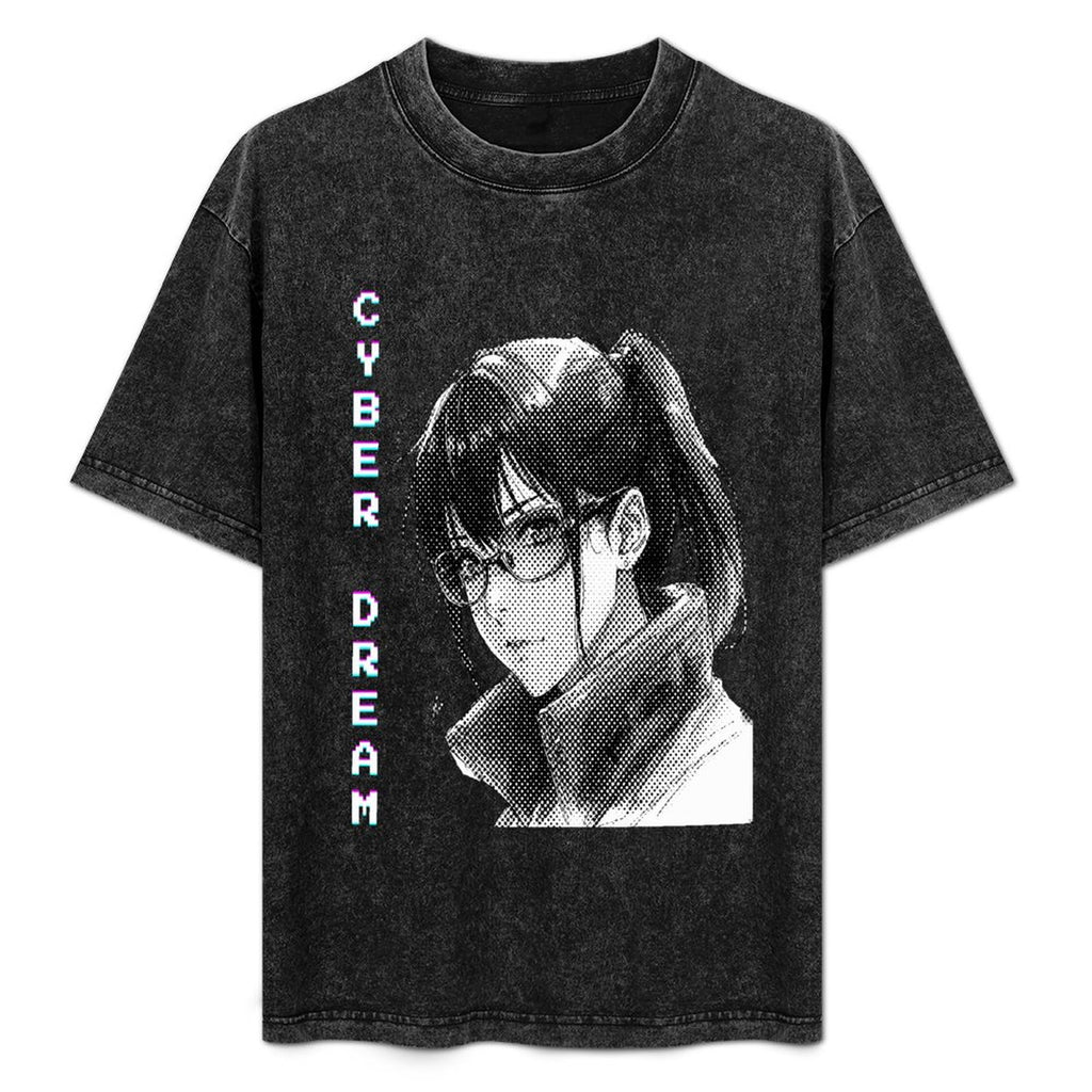 Cyberpunkowy T-shirt Anime Cyber Retro | Cyber Dream