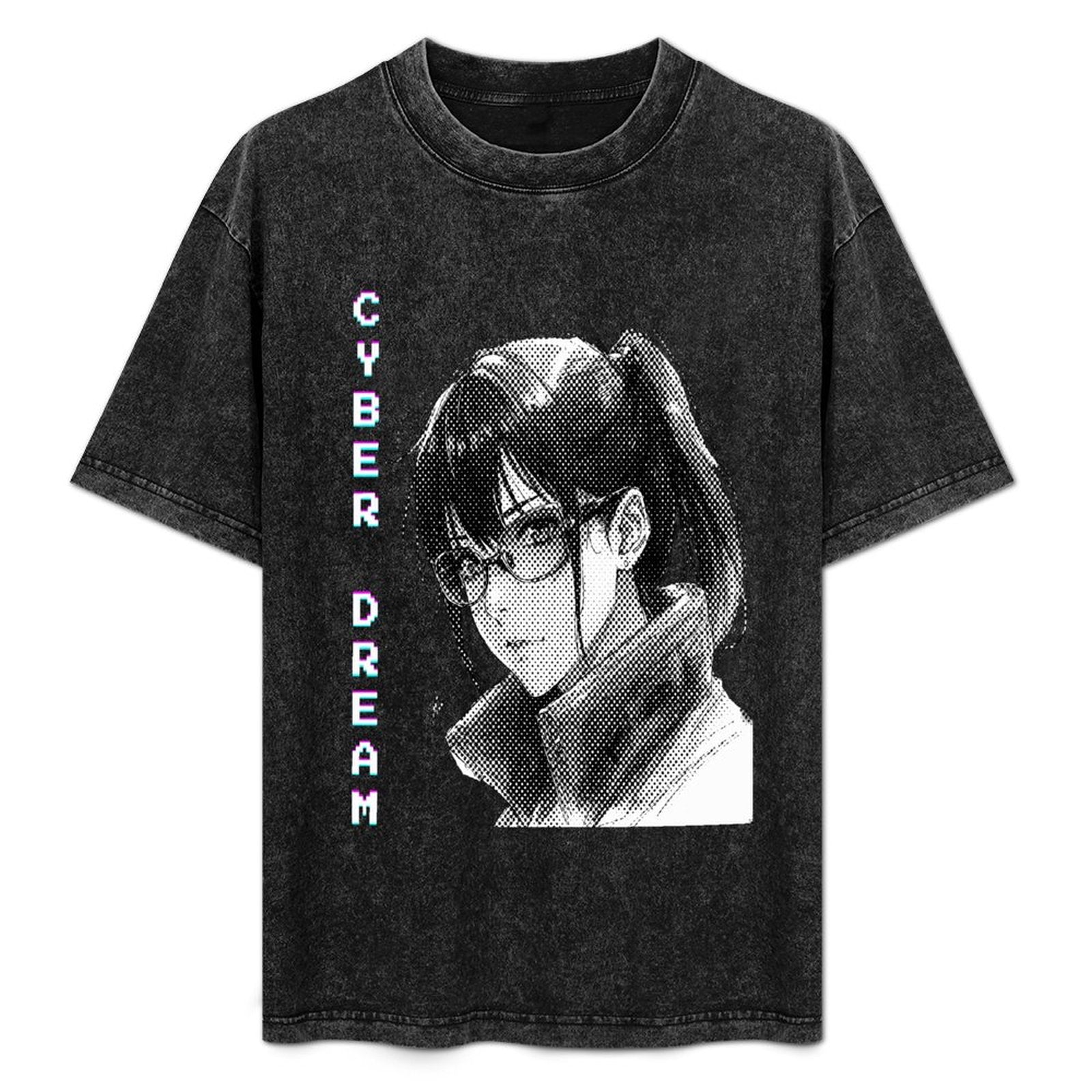 Cyberpunkowy T-shirt Anime Cyber Retro | Cyber Dream