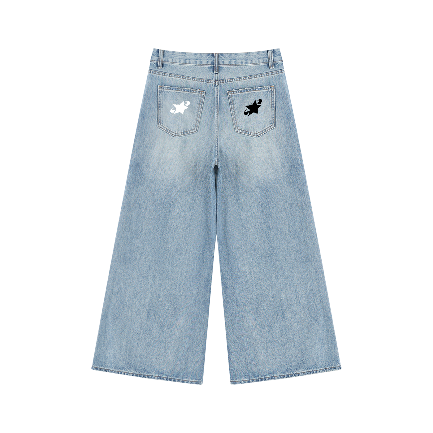 Damskie Jeansy Wide Leg | Y2K Cyber Kitch| FUTURE TRASH