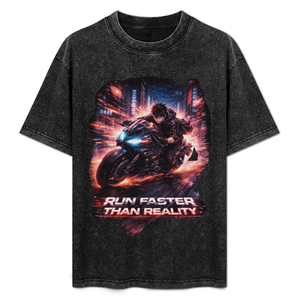 Cyberpunkowa Koszulka Neo Kyoto Anime | Speed Eun Cyber 100% Cotton