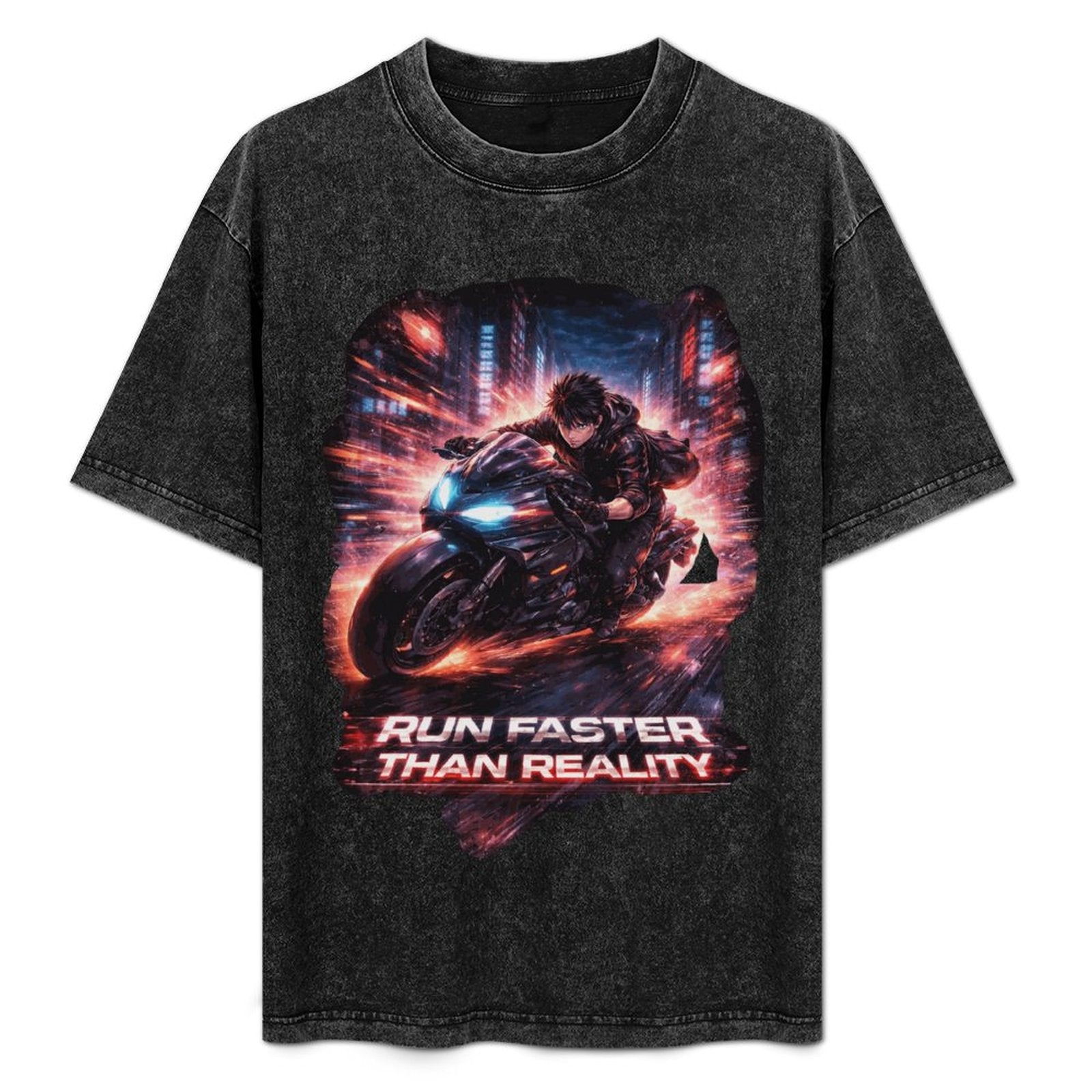 Cyberpunkowa Koszulka Neo Kyoto Anime | Speed Eun Cyber 100% Cotton