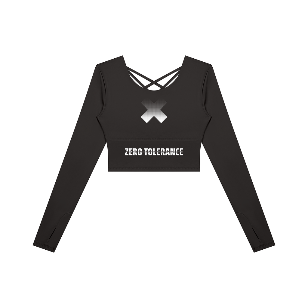 Women's Techwear Crop Top | ZERO TOLERANCE Protocol 334