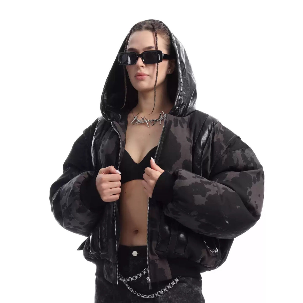 Cyberpunk Women's Combat Jacket | Neo Tokyo 2065