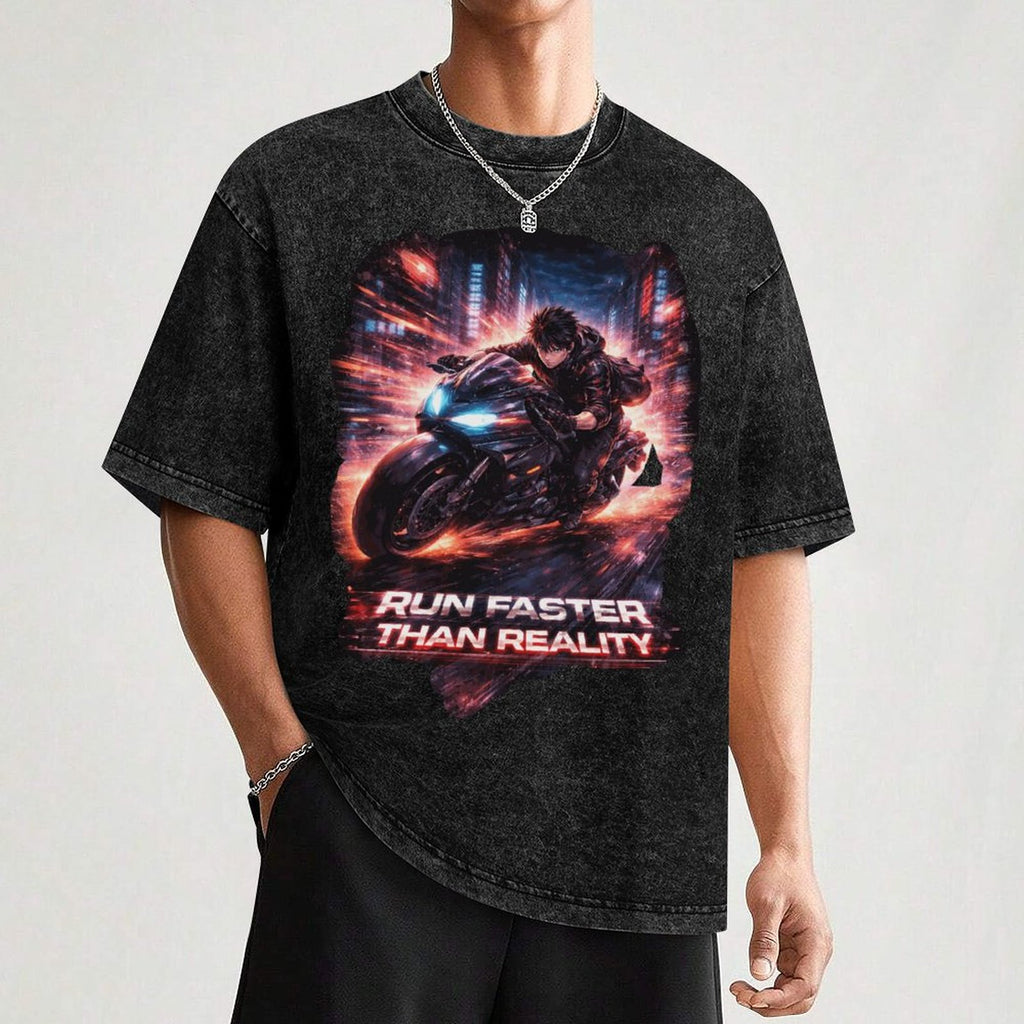 Cyberpunkowa Koszulka Neo Kyoto Anime | Speed Eun Cyber 100% Cotton