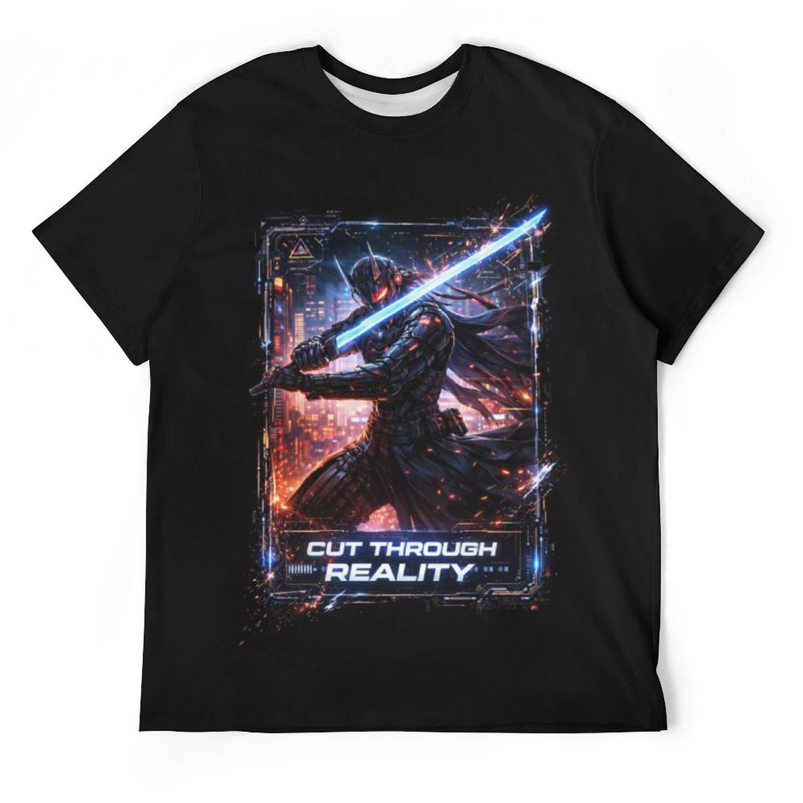 Koszulka Cyberpunkowa Neon City War | Cut Through Reality
