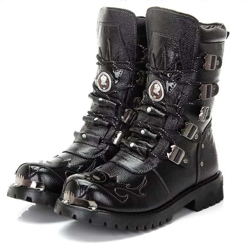 Cyberpunk Combat Boots | Anarchy Neon Model 1