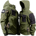 Techwearowa Japońska Kurtka z kapturem Tactical Uniform 009  Army Green Beetle Coat