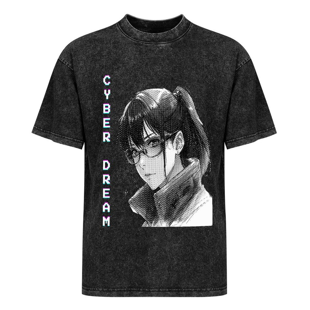 Cyberpunkowy T-shirt Anime Cyber Retro | Cyber Dream