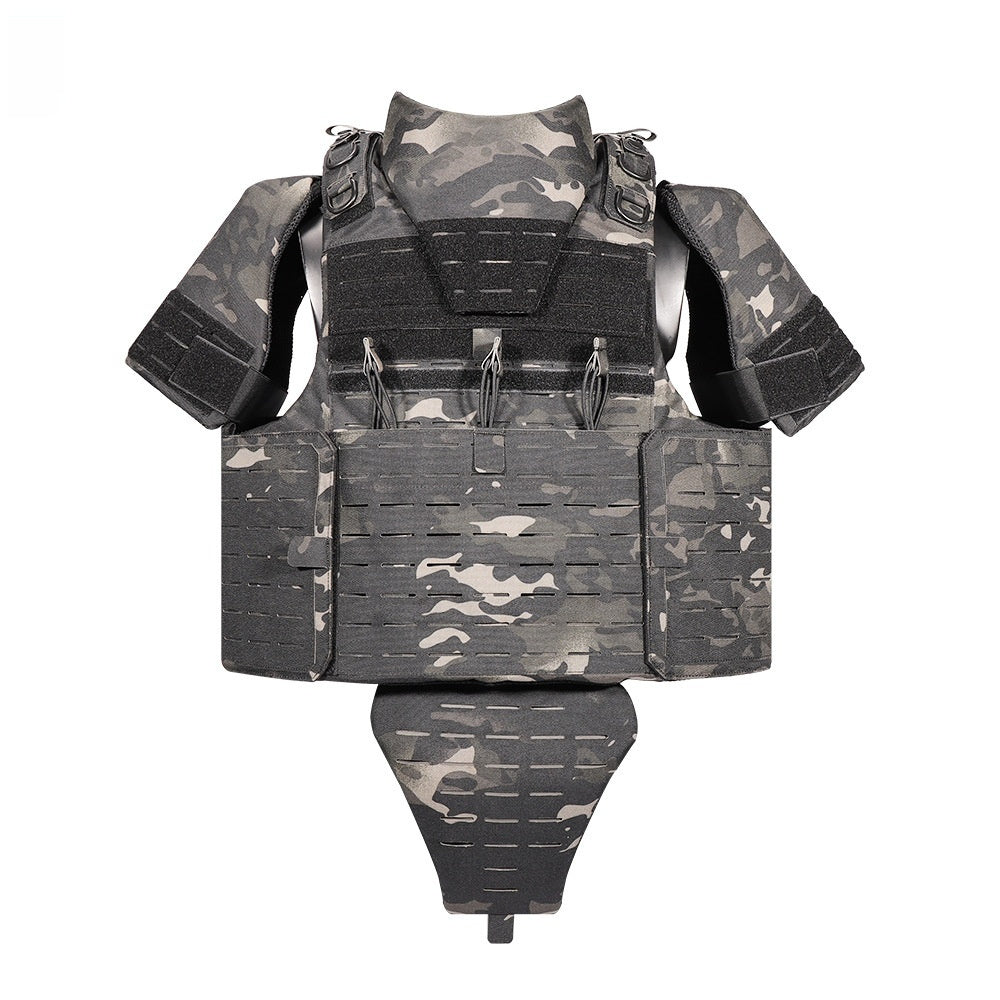 Taktyczny Pancerz Survivalowy | Dystopian Urban Armor Black CP Camouflage