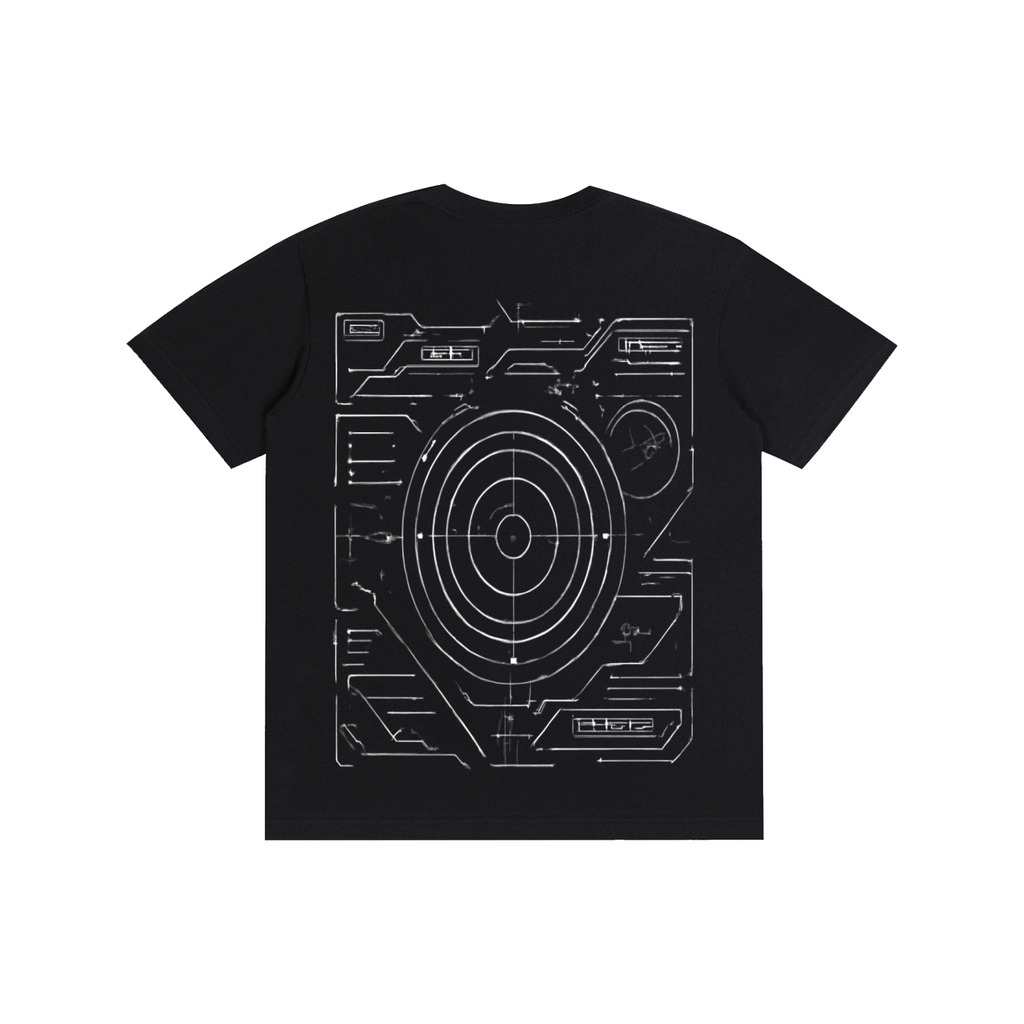 Techwearowy T-shirt Zodiac Map Graf 01