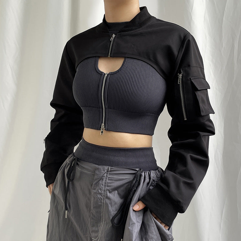 Techwear Women's Tactical Shrug | Urban Combat Women Top
