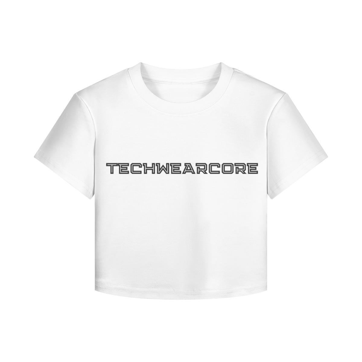 Damski Bawełniany Crop Top Techwearcore