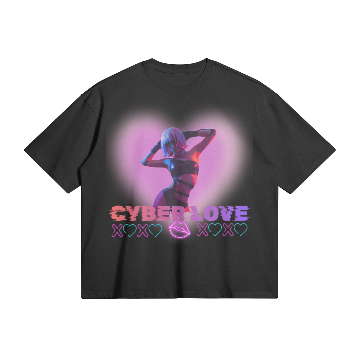 Cyberpunkowa Koszulka | Cyber Love 2077