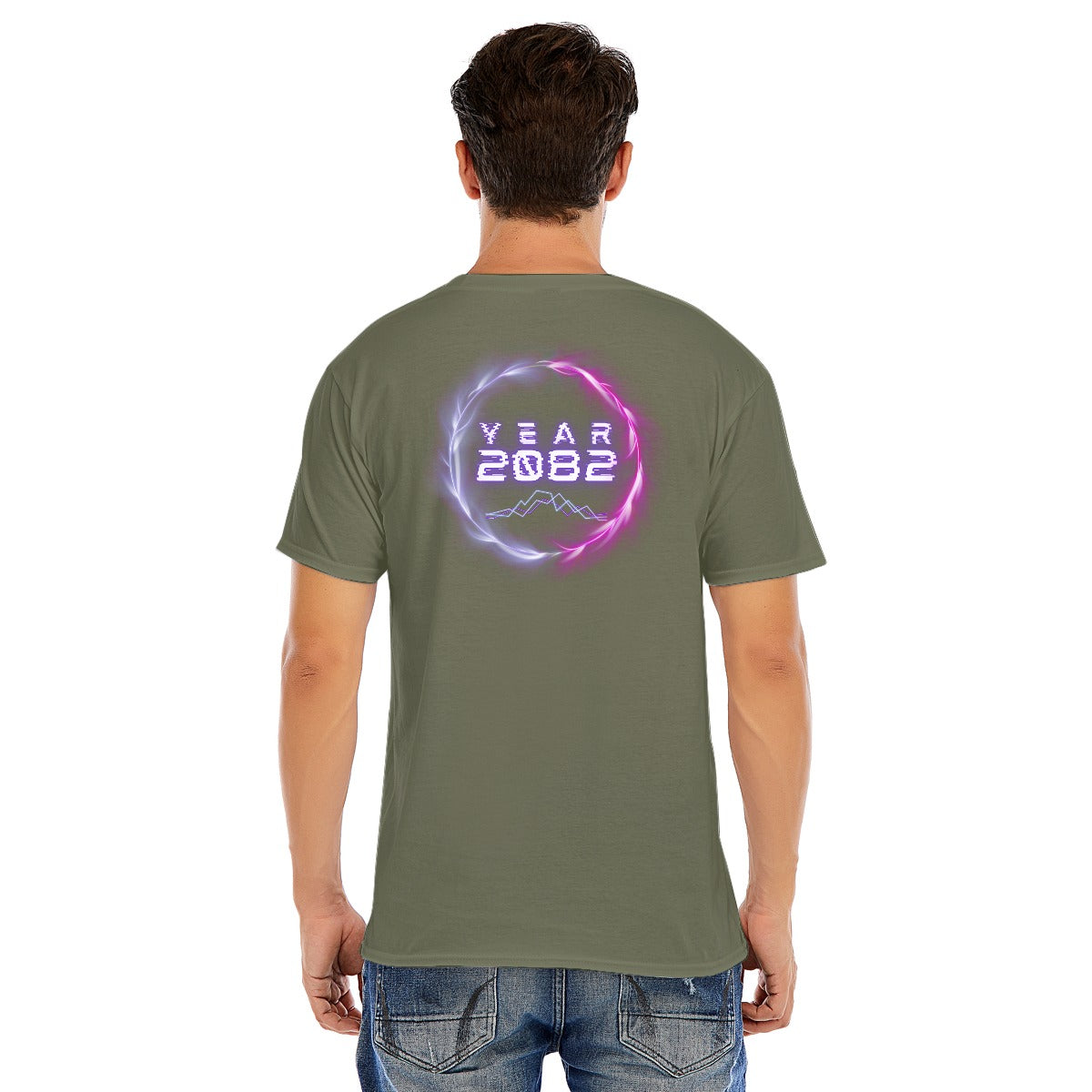 Cyberpunkowa Koszulka Cyber Rebel Skull 2082